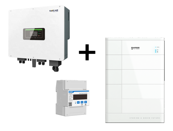 SofarSolar HYD 10KTL-3PH + 5KW BTS E5-DS5 Speicher