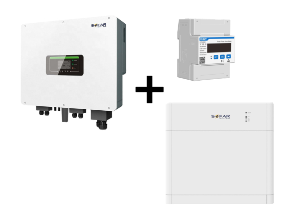 SofarSolar HYD 8KTL-3PH  + 5KWh BTS E5-DS5 Speicher