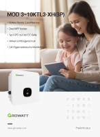 Growatt MOD 10000TL3-XH BP (10KTL3-XH AFCI) Hybrid